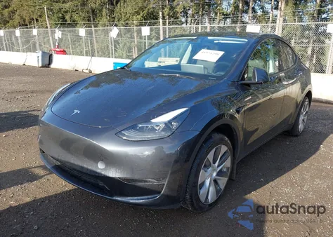 2024 Tesla Model Y Long Range Dual Motor All-Wheel Drive/Rwd из США, поврежденный, VIN 7SAYGDED1RF056306